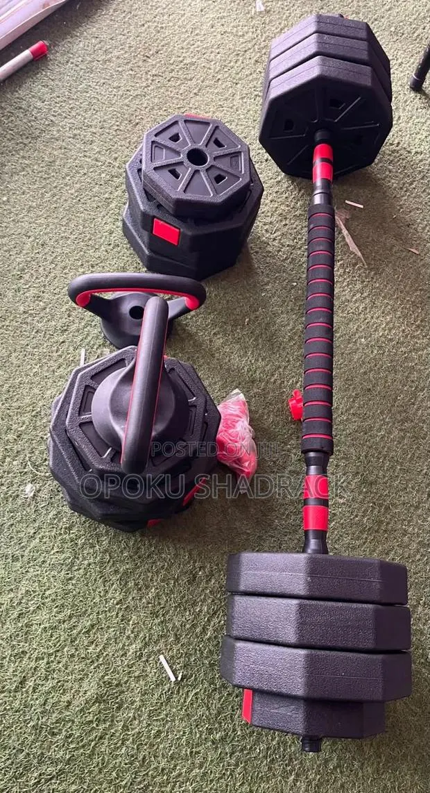 Adjustable 40kg PVC Dumbbells · Photo 1