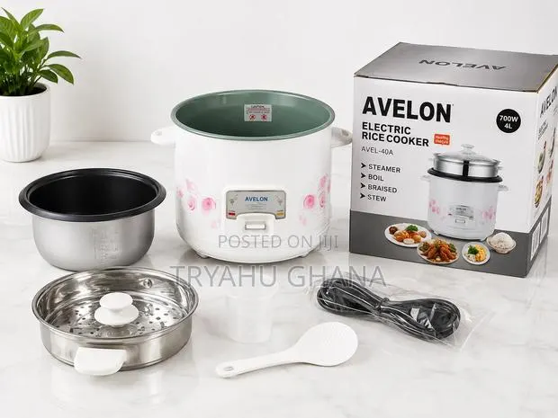 Buy Avelon Electric Rice Cooker 4l 700w Online | Tryahu Price · Photo 1