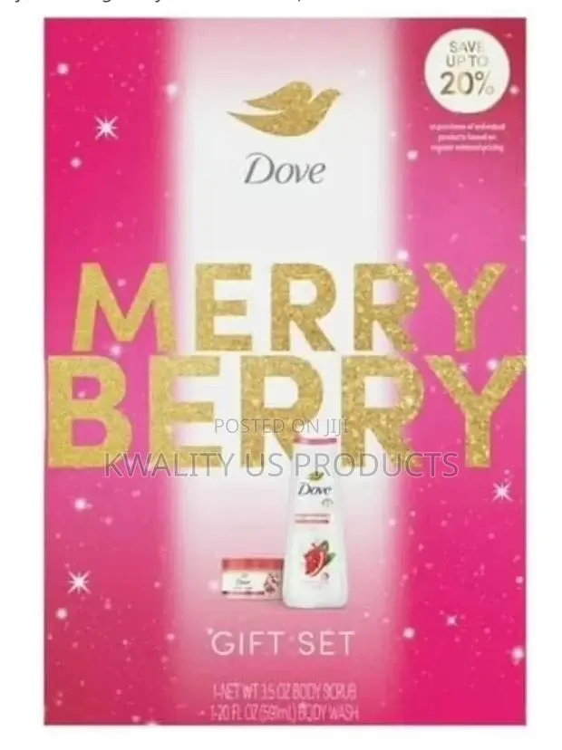Dove Merry Berry Body Wash and Body Scrub Gift Set · Photo 1