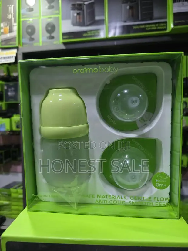 Oraimo Purebottle 160 160ml Anti-Colic Silicone Glass Baby Bottle · Photo 2