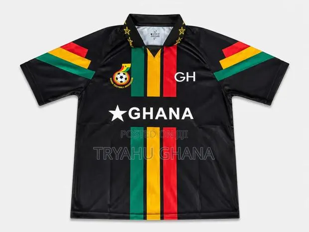Authentic Ghana Black Stars Jersey – Premium Fan Edition-Tryahu Shop · Photo 1