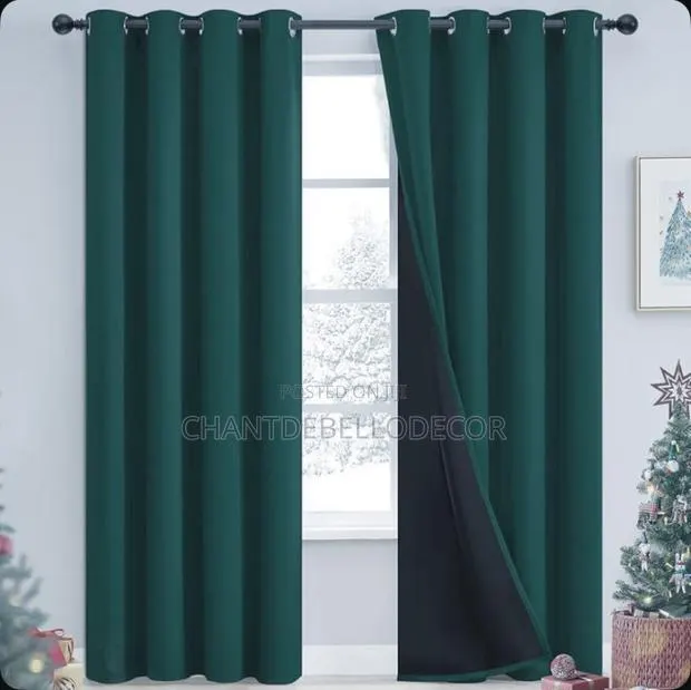 100% Blackout Window Curtain Panels, Full Light Blocking Drapes · Photo 1