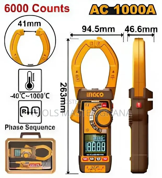 Digital Ac Clamp Meter - Dcm610001 · Photo 1