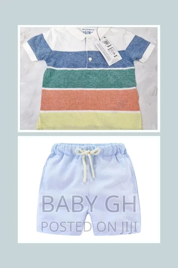 MARKS SPENCER Baby Boys Short Multi-Colour Polo Shirt · Photo 1