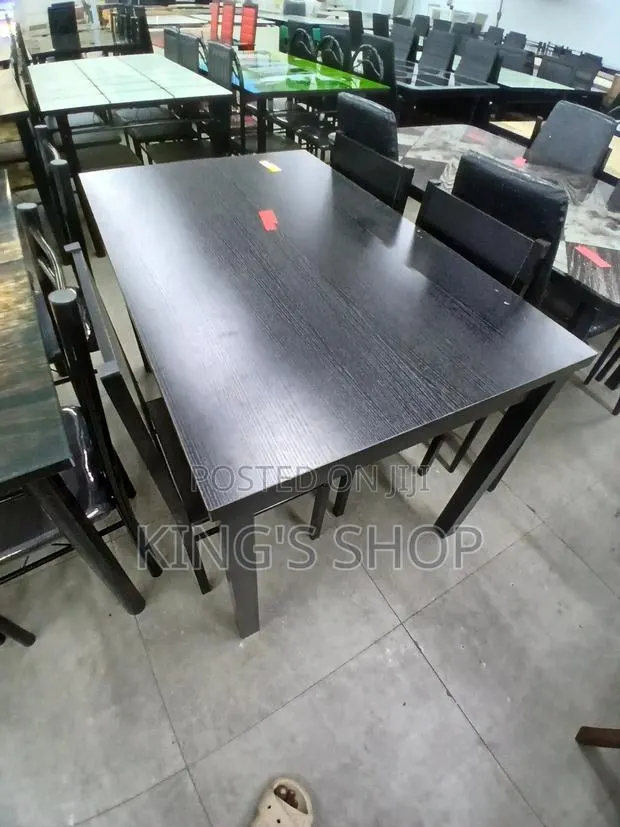 Wooden 4 Chairs Dining Set · Photo 1