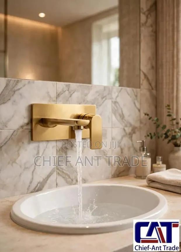 Concealed Golden Faucet