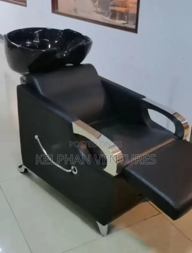 Heavy Black Shampoo Saloon Chair · Photo 1