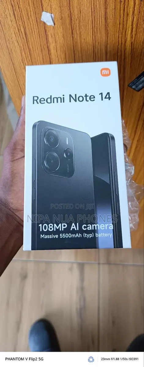 New Xiaomi Redmi Note 14 4G 128 GB Black · Photo 1