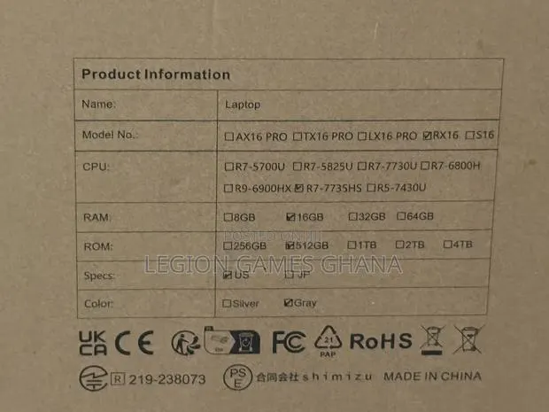 New Laptop 16GB AMD Ryzen 7 SSD 512GB · Photo 1