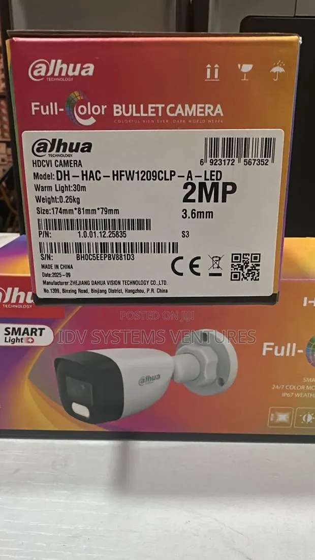 Dh-Hac-Hfw1209clp-a-Led 2mp Full-Color Hdcvi Bullet · Photo 1