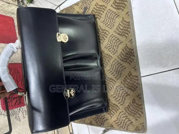 Montblanc Black Leather Briefcas · Photo 1