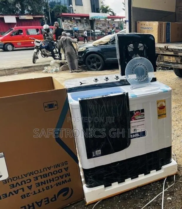 Sealed Neatly •• Semiautomatic Pearl 18kg TopLoad WashingMachine · Photo 1