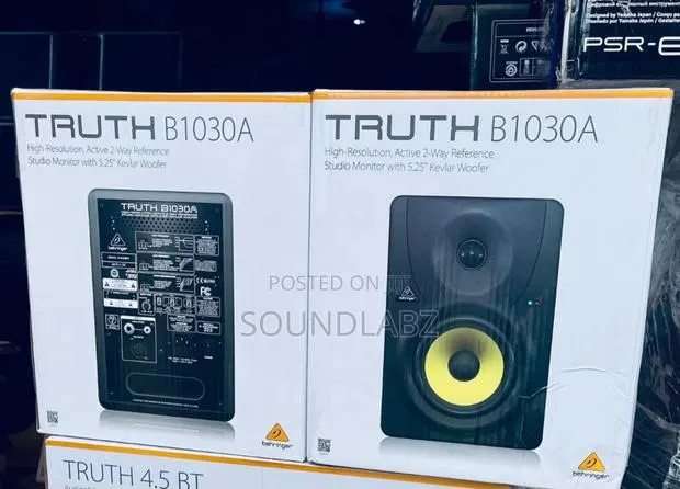 Behringer Truth B1030a High-resolution, Active 2-way Studio Monitor · Photo 1