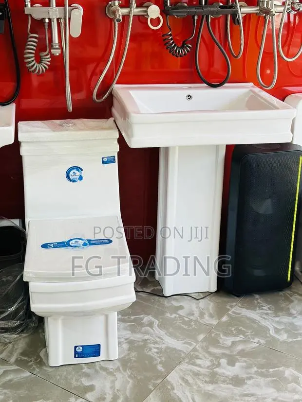 Water Closet - Complete Toilet Bowl and Wash Hand Basin · Photo 1