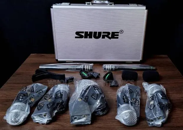 Shure 7-Piece Drum Microphone Kit With Aluminum Carry Case · Photo 1