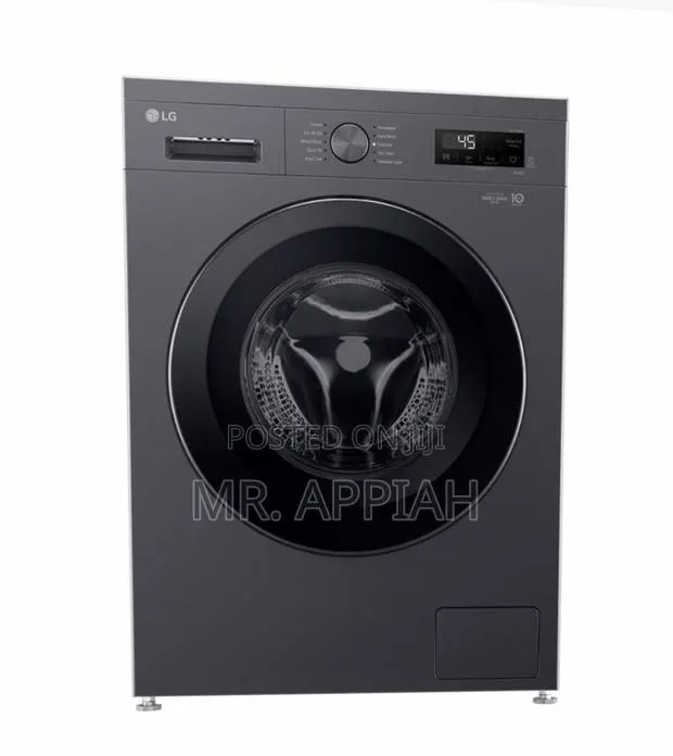 Order Unique Lg 8kg Front Load Washing Machine(Inverter) Black · Photo 1