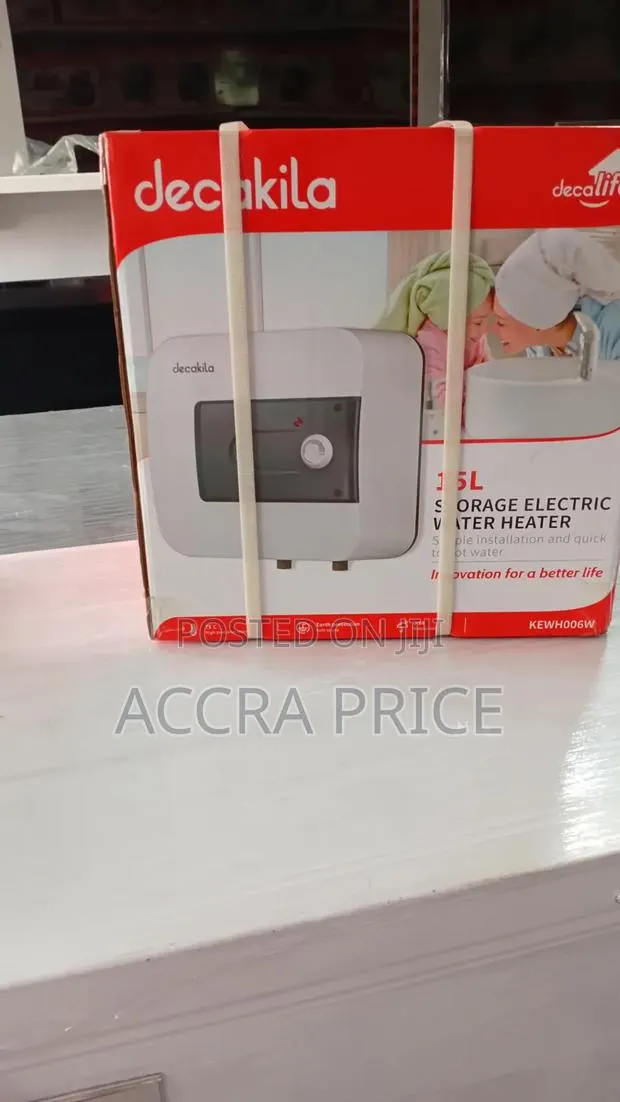 Freshness After a Day Water Heaters Decakila 15l Storage Water Heater · Photo 1