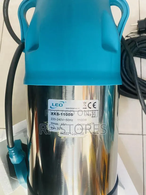 Leo Submersible Pump 1.5 Hp Stainless · Photo 1
