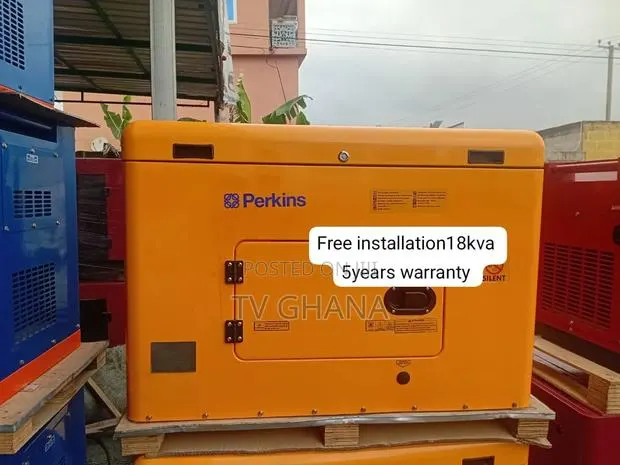 Perkins 18kVA Genset – Single Phase Heavy Duty Diesel Generator18kva · Photo 1