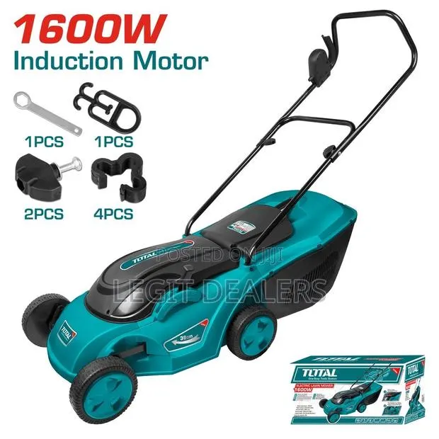Total Electric Lawn Mower + 50meters Extension Cable · Photo 1