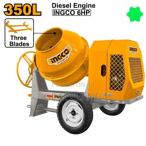 This Is Original INGCO Concrete Mixer 350 Litters Diesel Engine 6_HP · Photo 1