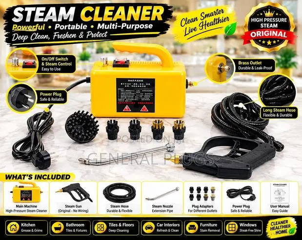 Powerful Deep Sterilization Cleaning for Cars , AC , Kitchen ,Sofas · Photo 1