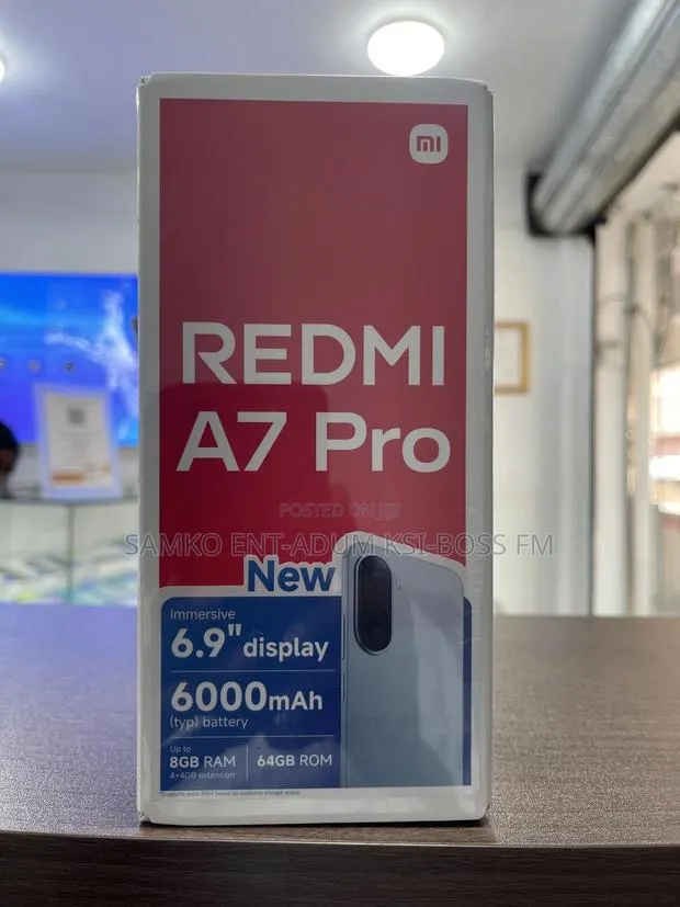New Xiaomi Redmi 7 64 GB Black · Photo 1