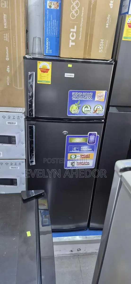 Direct Fast Cooling Nasco Top Freezer 205l With Lock and Key for Sale · Photo 1