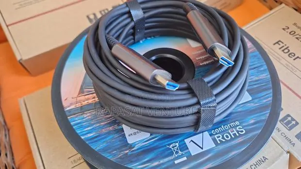 Hdmi Male to Hdmi Male Fiber Cable 10, 15, 20, 25 Meters · Photo 1