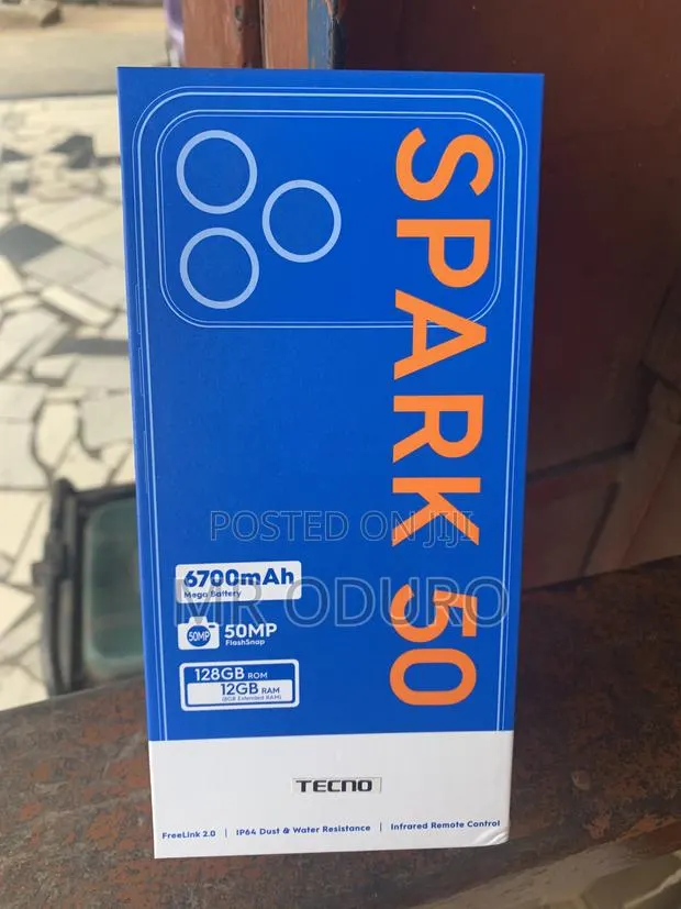 New Tecno Spark 50 128 GB Orange · Photo 1