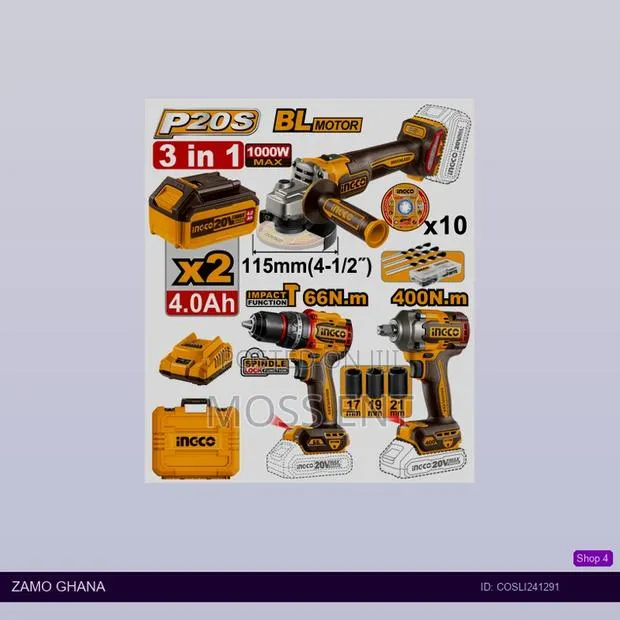 Cordless 3 PCS Combo - Cosli241291 · Photo 1