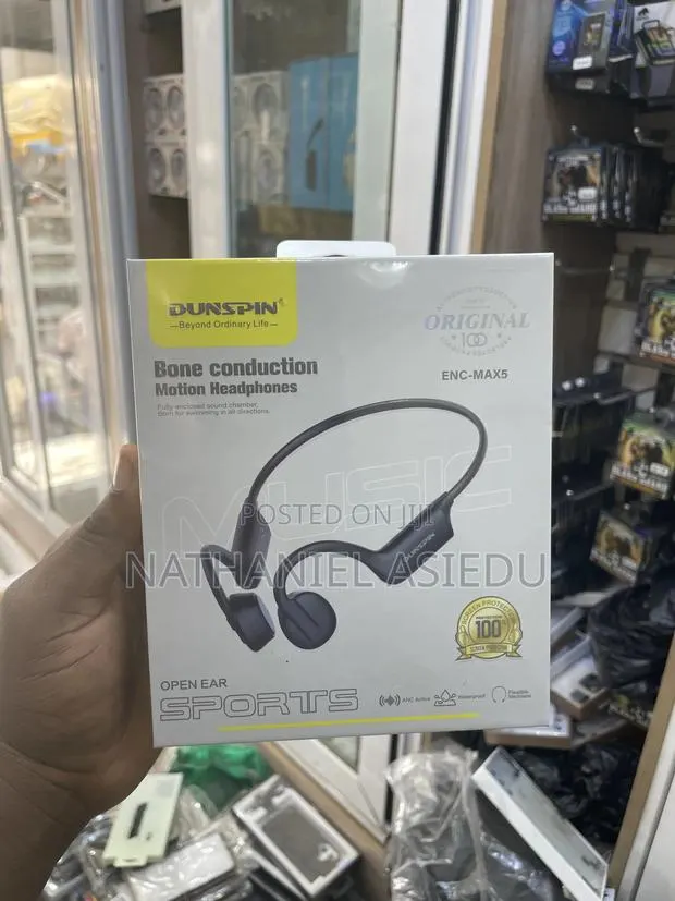 Dunspin Enc-Max5 Open Ear Sports Bone Conduction Headphones. · Photo 1