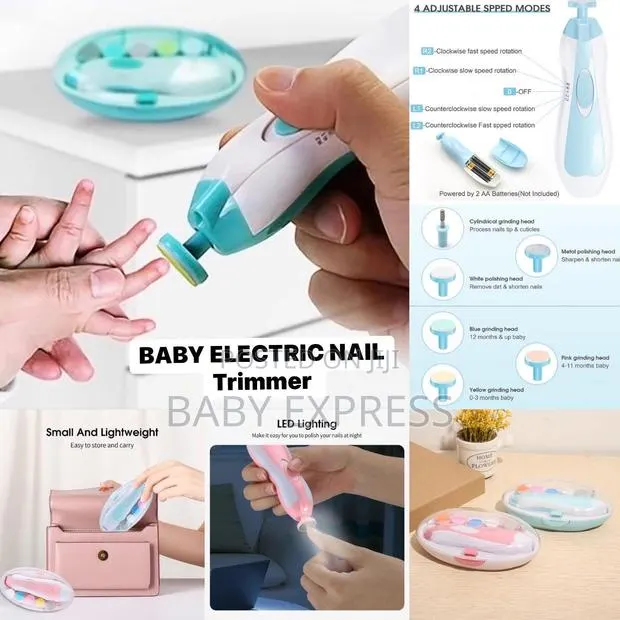 Electric Baby Nail Trimmer – Safe Gentle Nail Care for Newborns · Photo 1