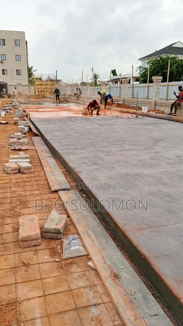 Professional Stamped Concrete Installation in Ghana | Megatek Co. · Photo 5