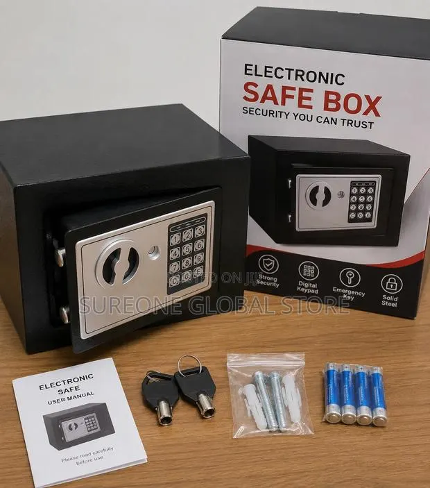 Mini Digital Electronic Safe Box – Secure Cash, Jewelry Documents · Photo 1