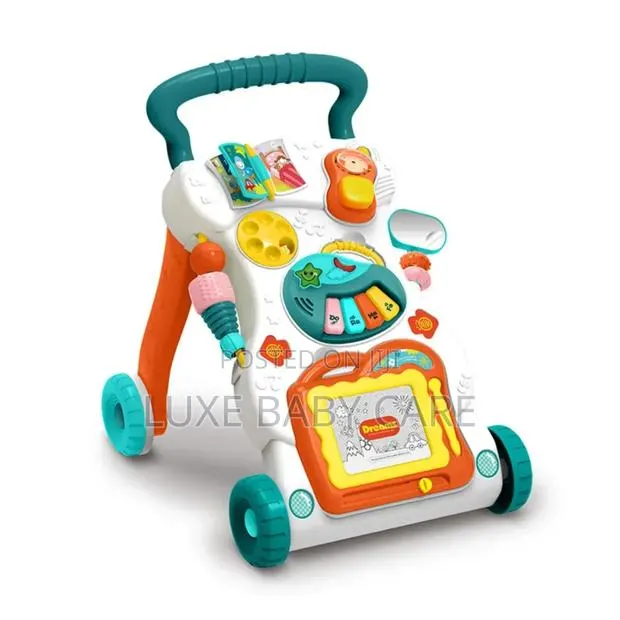 Baby Push Walker Walker With Adjustable Speed 3 in 1 - Multi · Photo 4