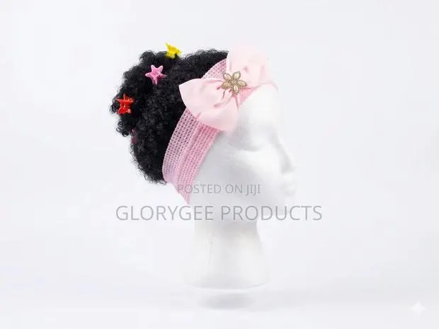 Headband Single Bun Wig for Kids · Photo 1