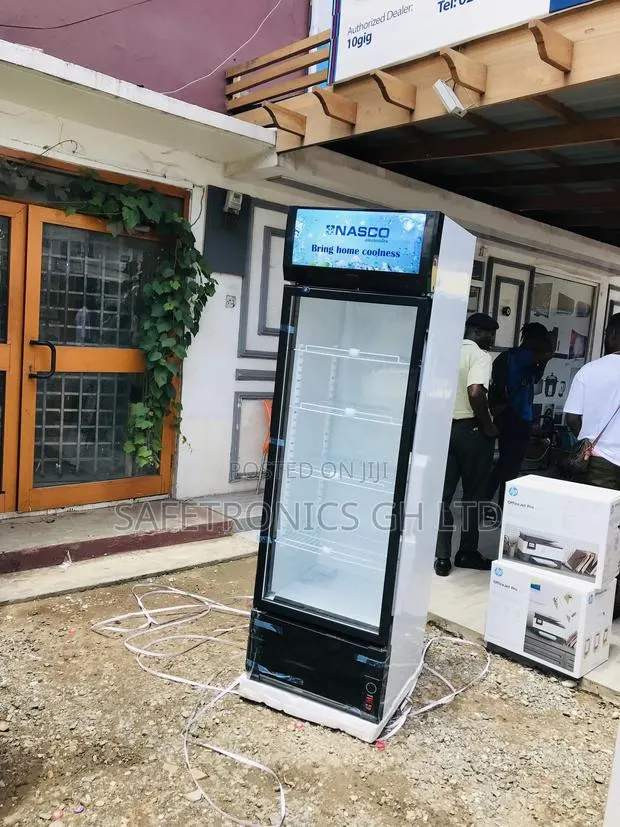 Display Nasco White Glass Singledoor Nasfl400-1dr Fridge · Photo 1
