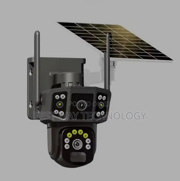 PTZ WiFi Solar Camera Dual Lens V380 Pro · Photo 1