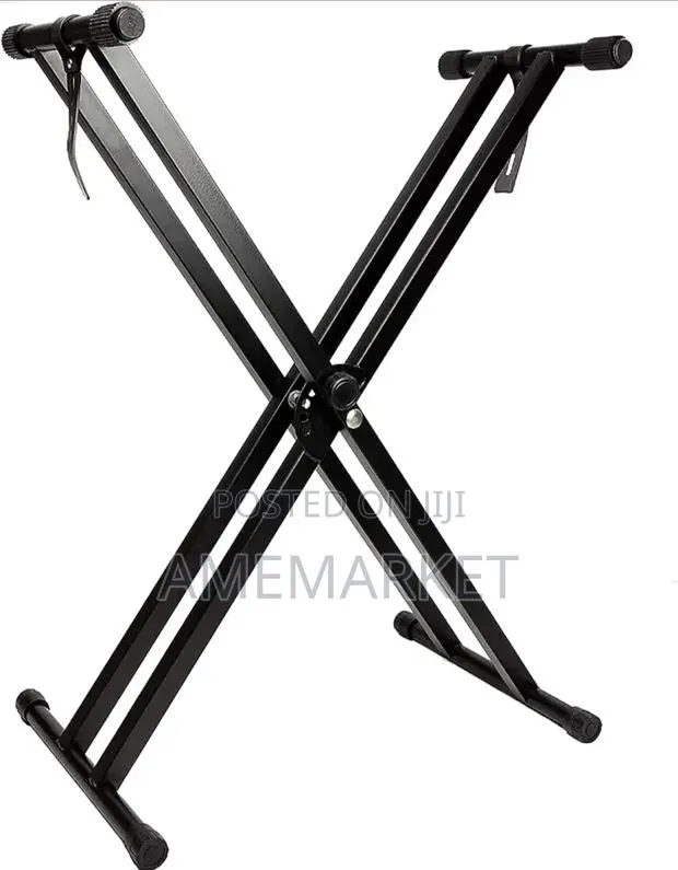 X-Style Adjustable Keyboard Stand – Foldable Double-Braced Piano Stand · Photo 1