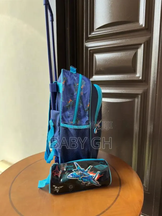 Kids Boys Blue Trolley Bags · Photo 2