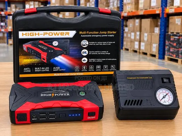 Car Jump Starter and Tire Pump Compressor · Photo 1