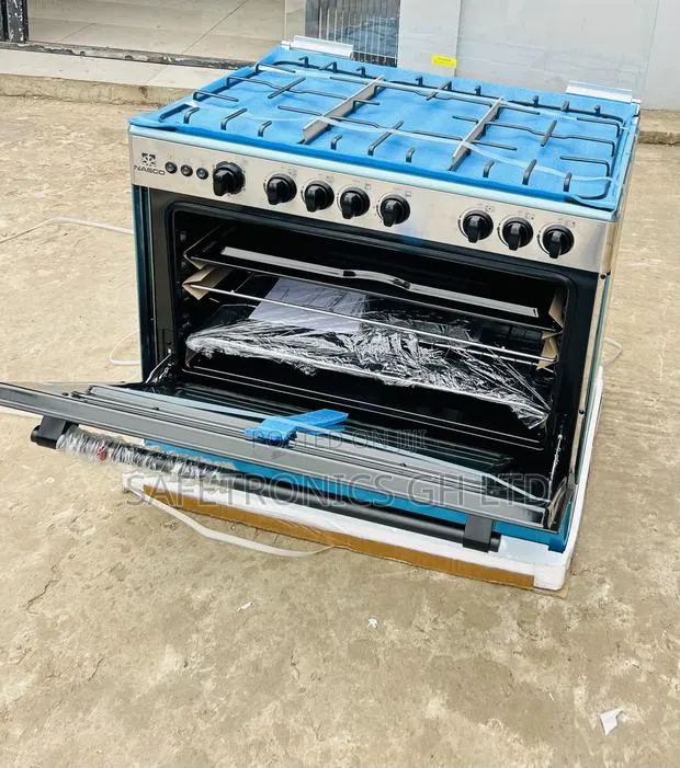 Elegant New Nasco 5 Burner 90×60 Gas Cooker wI Grill [NASGC-AMG80S] · Photo 1