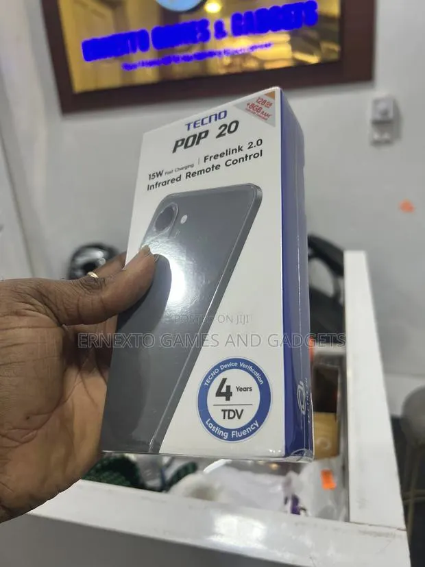 New Tecno Pop 20 128 GB Gray · Photo 1