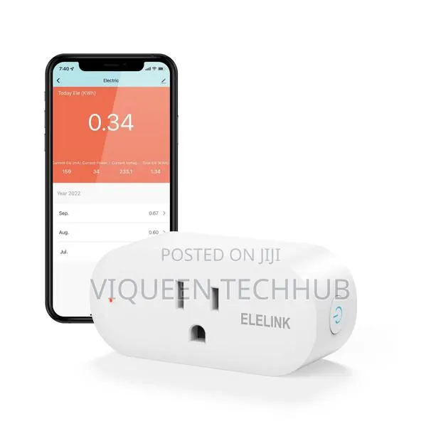 Beli Smart Wi-fi Plug With Energy Monitoring · Photo 1