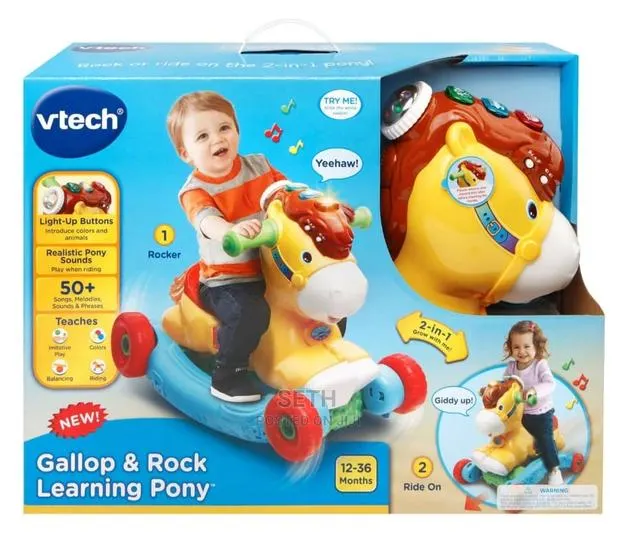 Children Kids Vtech Gallop and Rock Learning Pony, Electroni · Photo 1