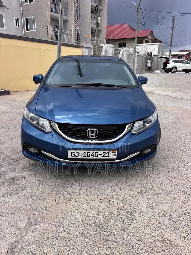 Honda Civic 2015 Blue · Photo 1