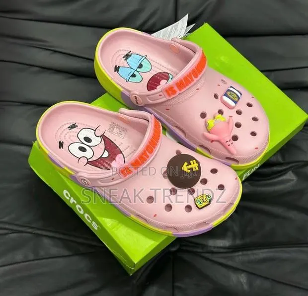 Crocs Slide Yu Purple Lemon Green · Photo 1