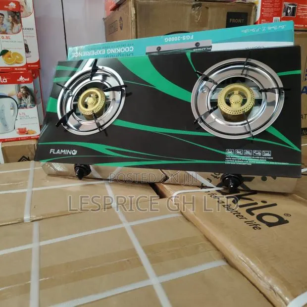 Magnificently Unique 2 Burner Glass Top Gas Stove From Flamino · Photo 1