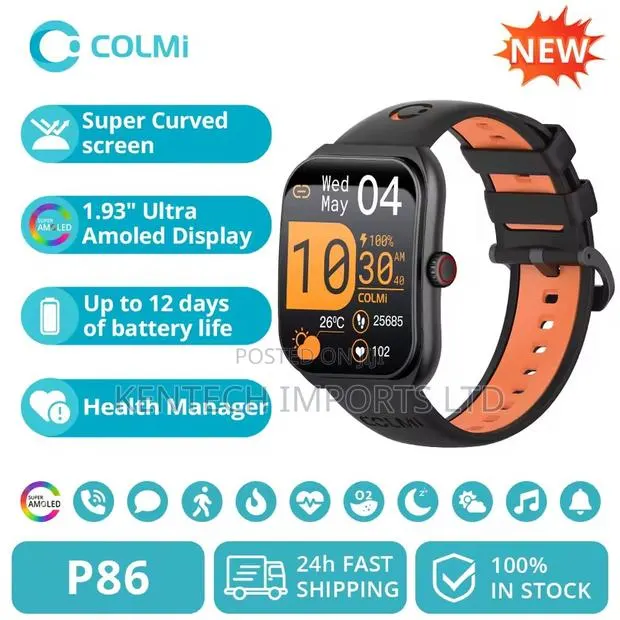 Colmi P86 1.93" Amoled Smartwatch Ip68 Waterproof Smart Watch · Photo 1
